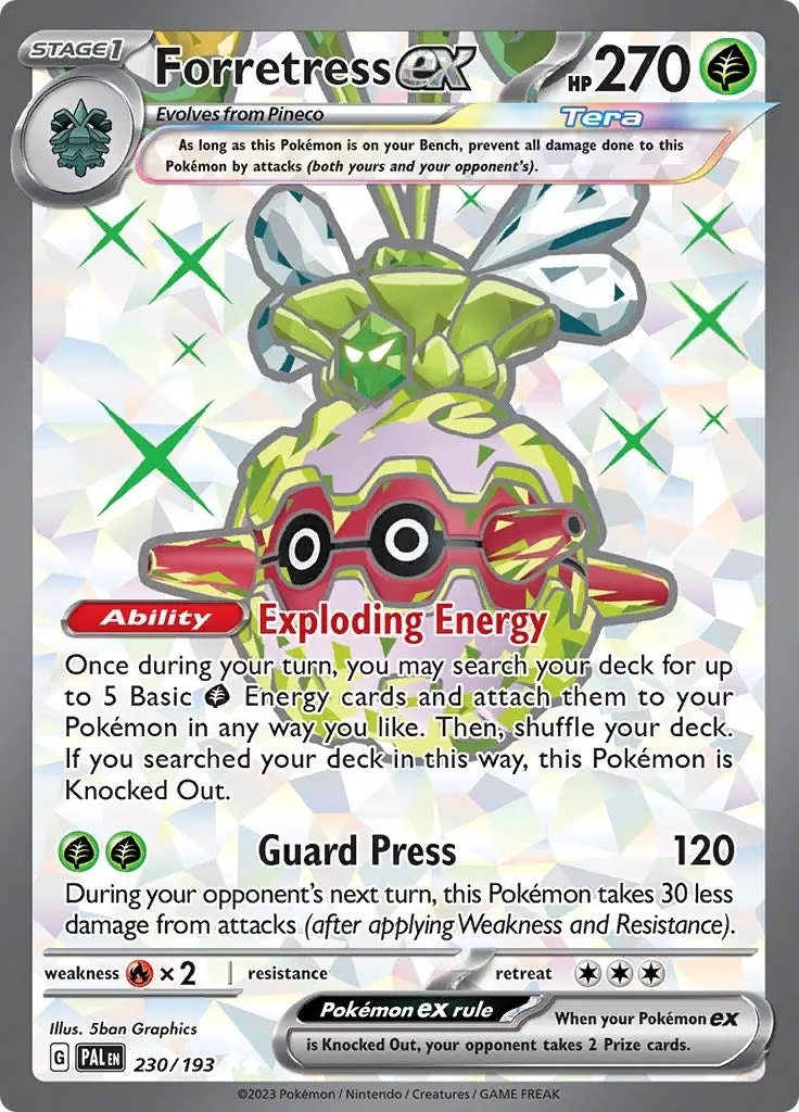Forretress Ex (230/193) (Pal) 1