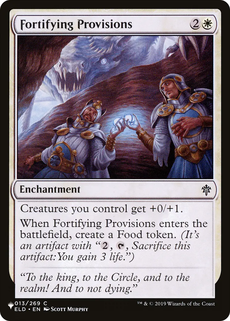 Fortifying Provisions [The List] 1