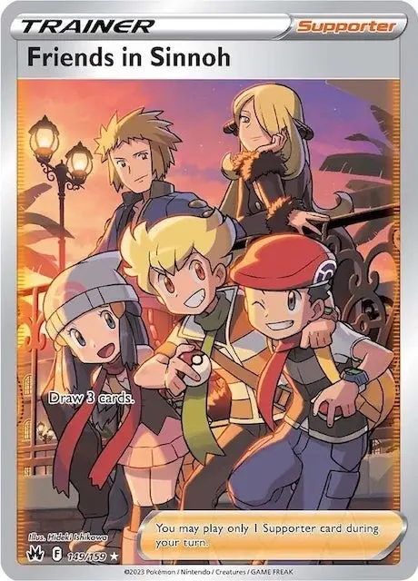 Friends In Sinnoh (Full Art) (149/159) (Crz) 1