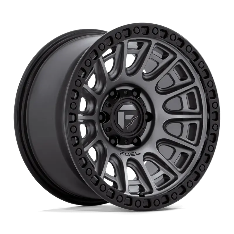Fuel Cycle Wheels D835 In Matte Gunmetal With Black Ring 1