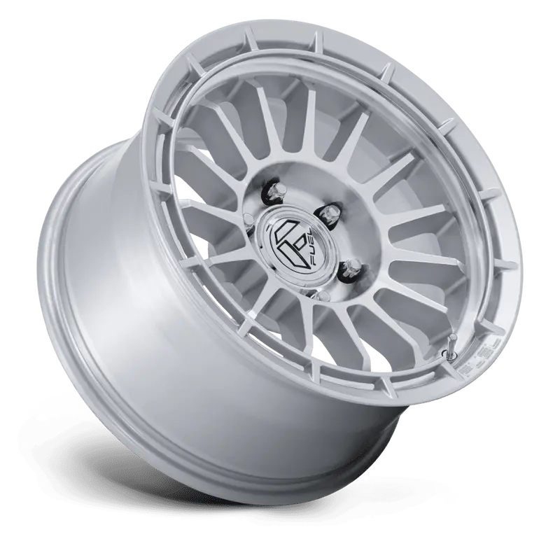 Fuel Off-Road Ascend Wheels In Gloss Silver W/ Machined Face 2