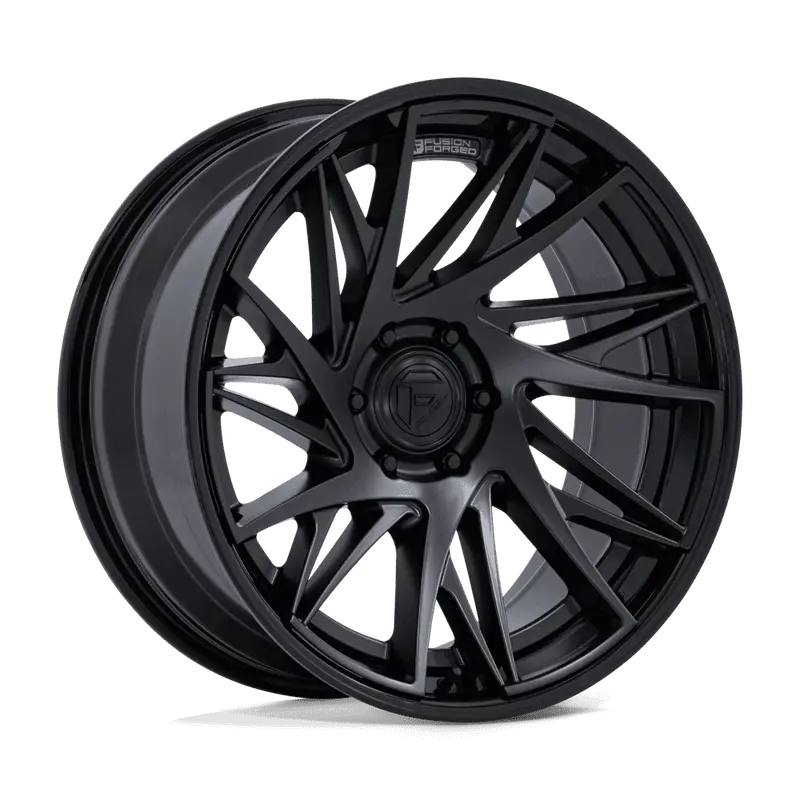Fuel Off-Road Dynamo Wheel In Matte Black With Gloss Black Lip 1