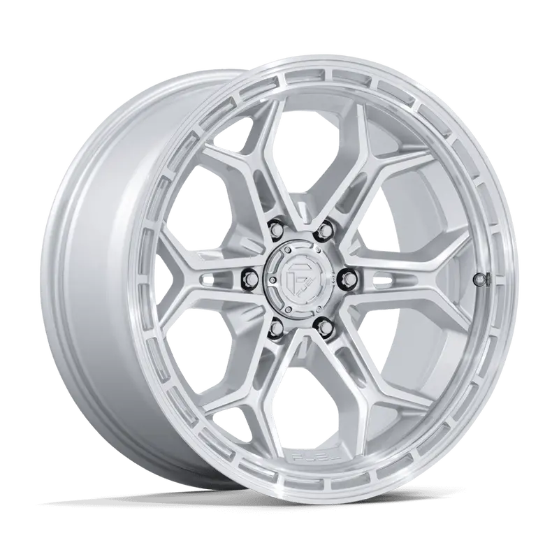 Fuel Off-Road Heathen Wheels Fc896 – Gloss Silver W/ Machined Face 1