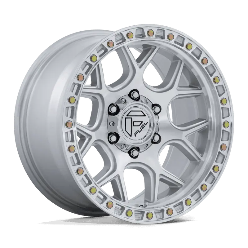 Fuel Off-Road Puma Wheel In Gloss Sliver With Machined Face 1