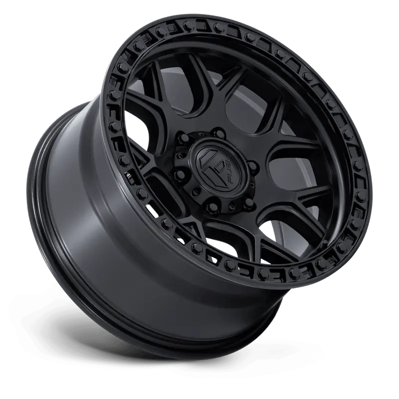 Fuel Off-Road Puma Wheel In Matte Black With Gloss Black Lip 3