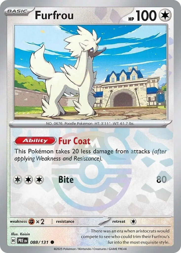 Furfrou (Master Ball Pattern) (088/131) (Pre) 1