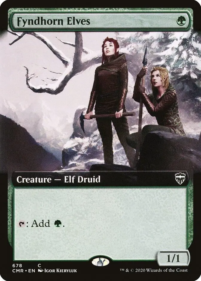 Fyndhorn Elves (Extended Art) (678) (Cmr) 1
