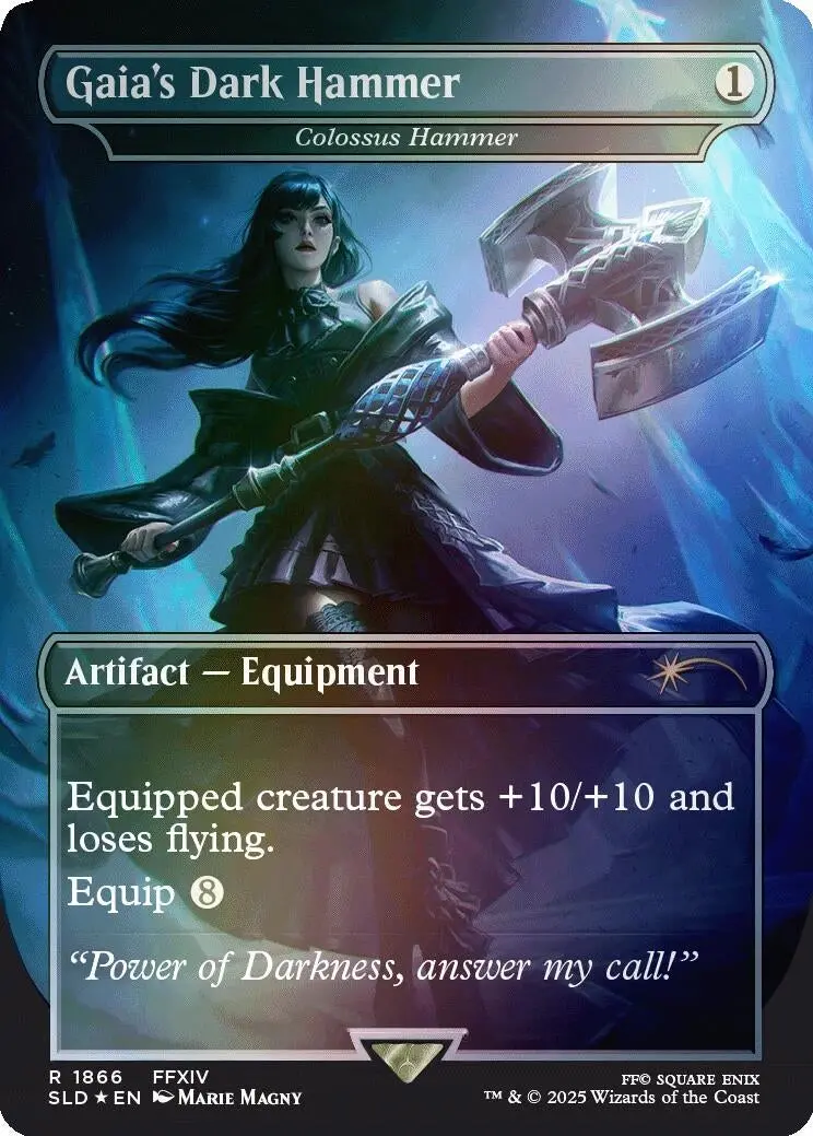 Gaia's Dark Hammer - Colossus Hammer (Rainbow Foil) (1866) (Sld) 1