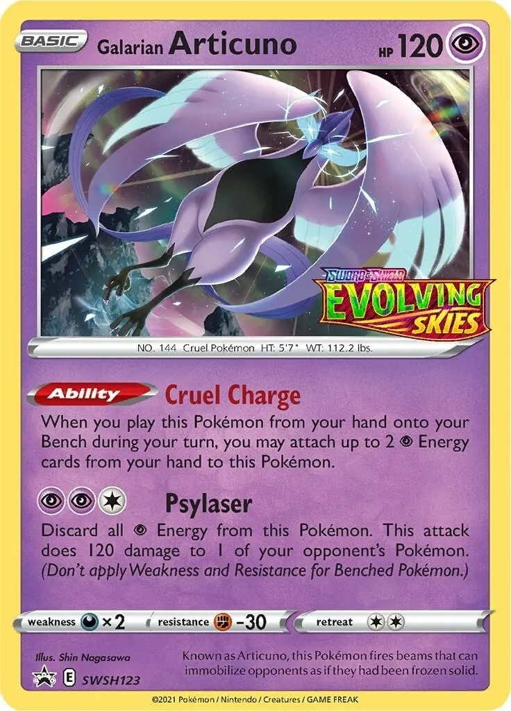 Galarian Articuno - Swsh123 (Prerelease) (Swsh123) (Swsd) 1