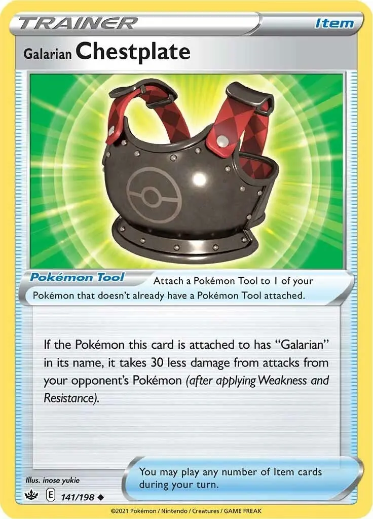 Galarian Chestplate (141/198) (Swsh06) 1
