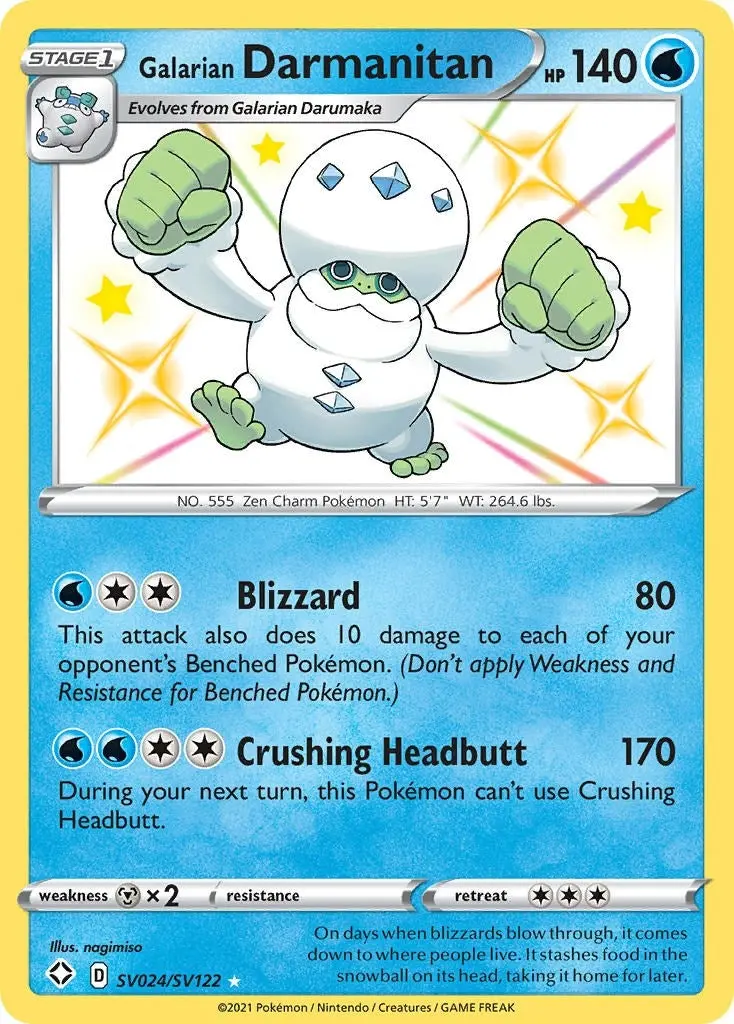 Galarian Darmanitan (Sv024/Sv122) (Shfsv) 1