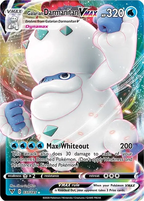Galarian Darmanitan Vmax (037/185) (Swsh04) 1