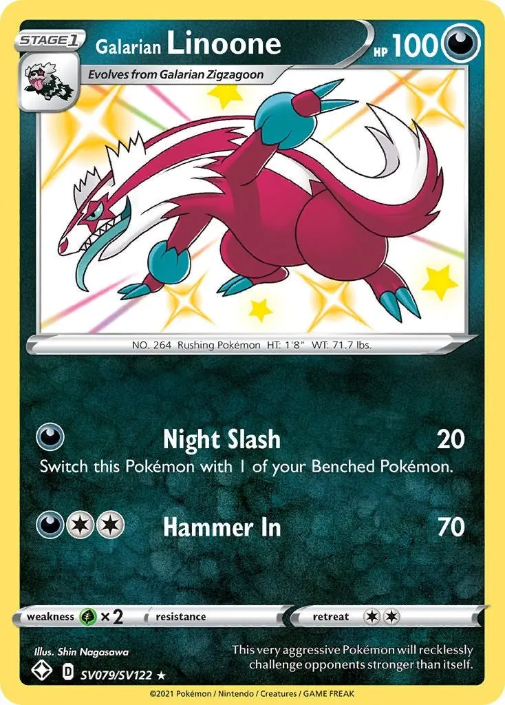Galarian Linoone (Sv079/Sv122) (Shfsv) 1