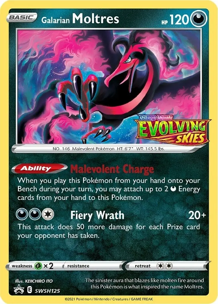 Galarian Moltres - Swsh125 (Prerelease) (Swsh125) (Swsd) 1