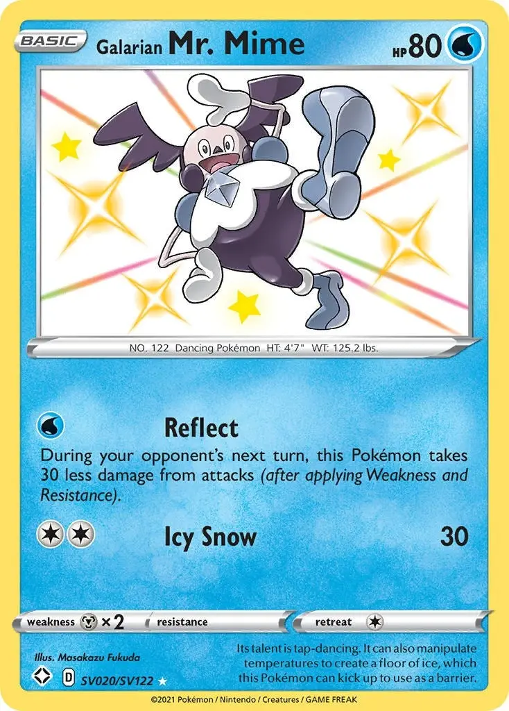 Galarian Mr. Mime (Sv020/Sv122) (Shfsv) 1