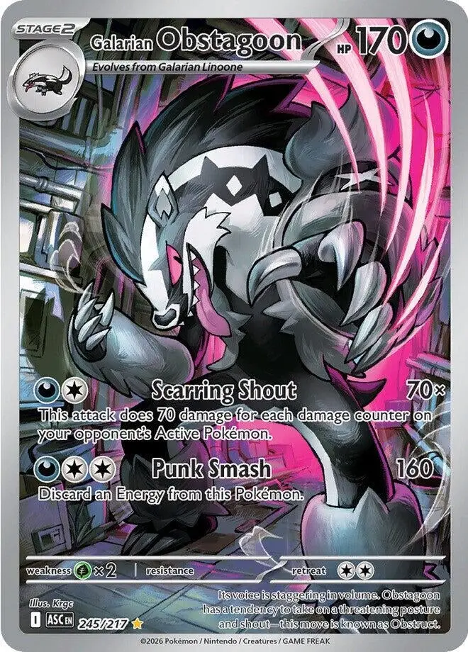 Galarian Obstagoon (245/217) (Asc) 1