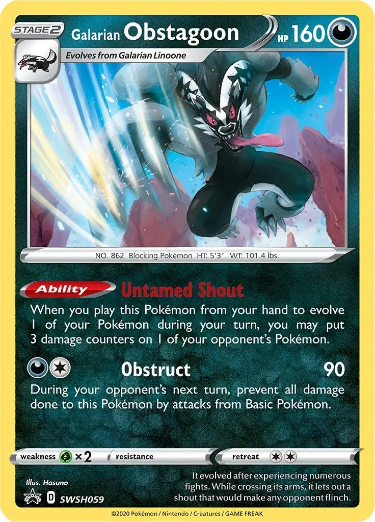 Galarian Obstagoon - Swsh059 (Swsh059) (Swsd) 1