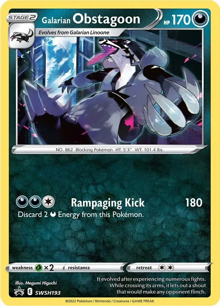 Galarian Obstagoon - Swsh193 (Swsh193) (Swsd) 1
