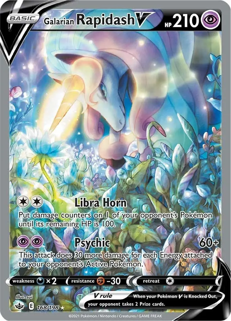 Galarian Rapidash V (Alternate Full Art) (168/198) (Swsh06) 1