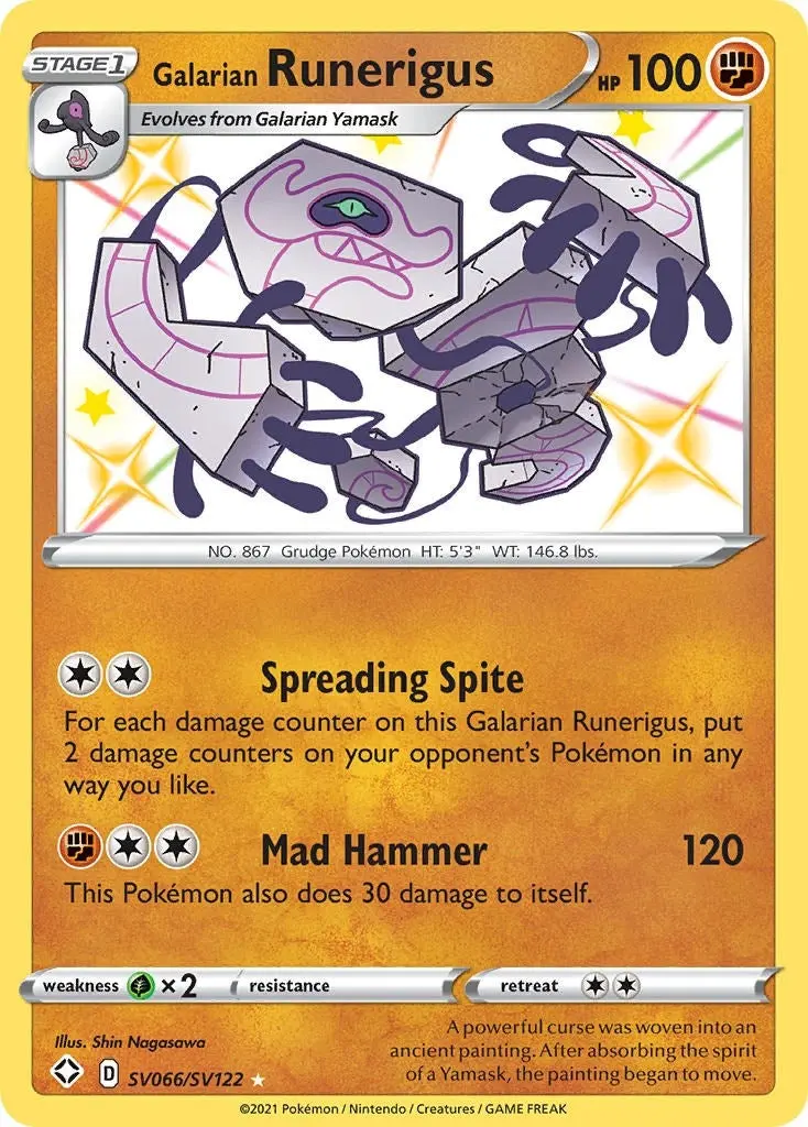 Galarian Runerigus (Sv066/Sv122) (Shfsv) 1