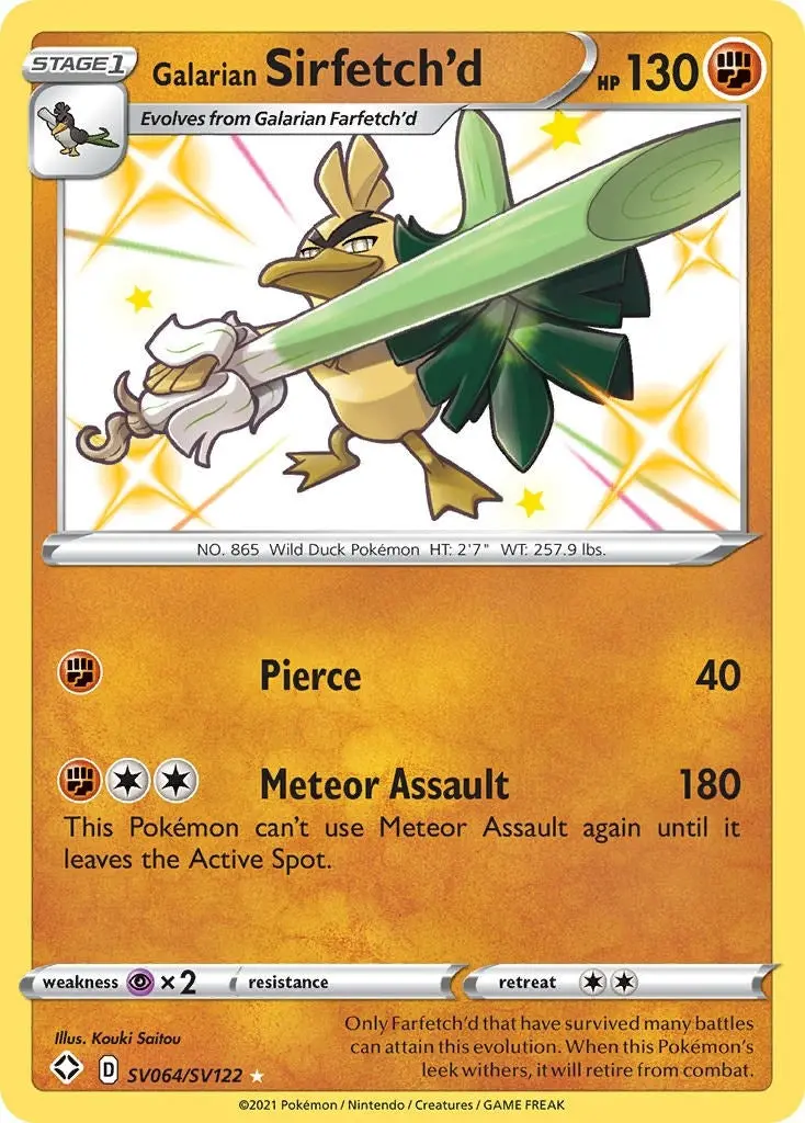 Galarian Sirfetch'd (Sv064/Sv122) (Shfsv) 1