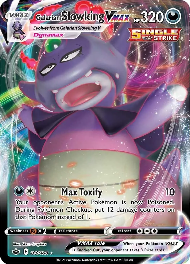 Galarian Slowking Vmax (100/198) (Swsh06) 1