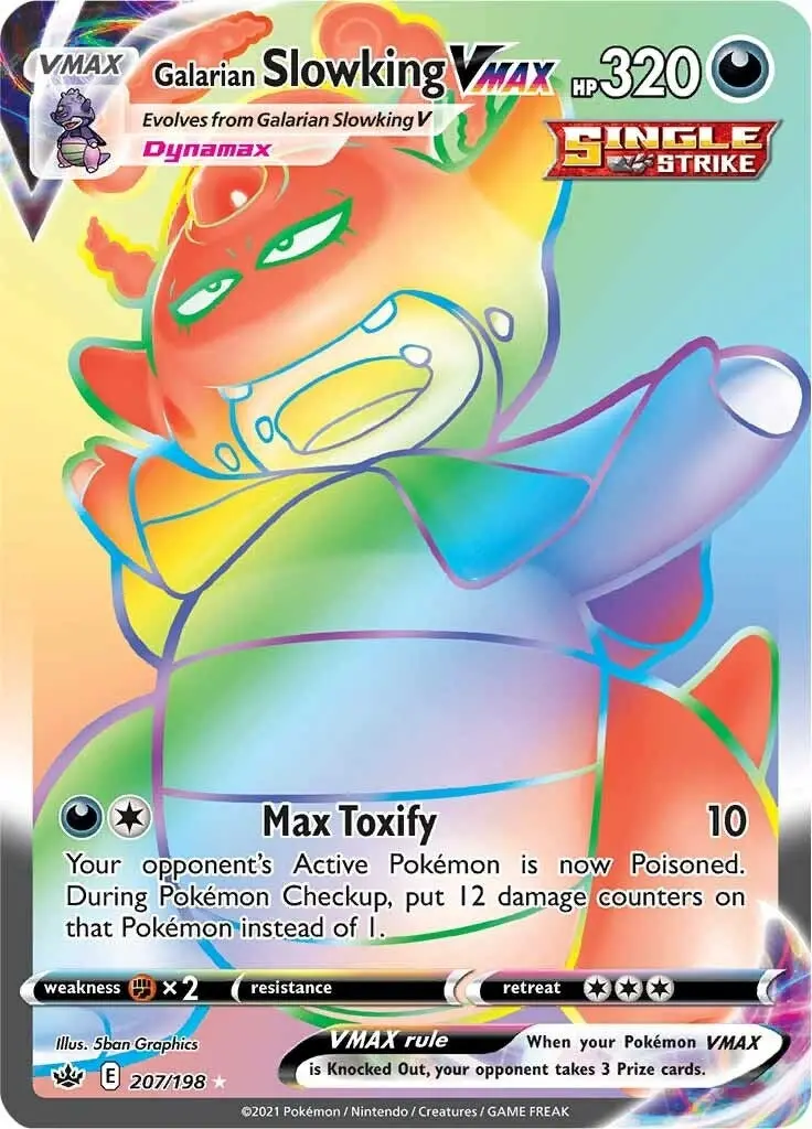 Galarian Slowking Vmax (Secret) (207/198) (Swsh06) 1