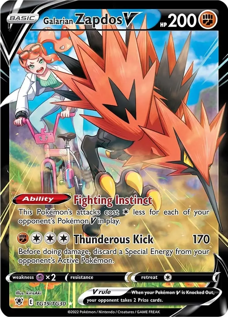 Galarian Zapdos V (Tg19/Tg30) (Swsh10:Tg) 1