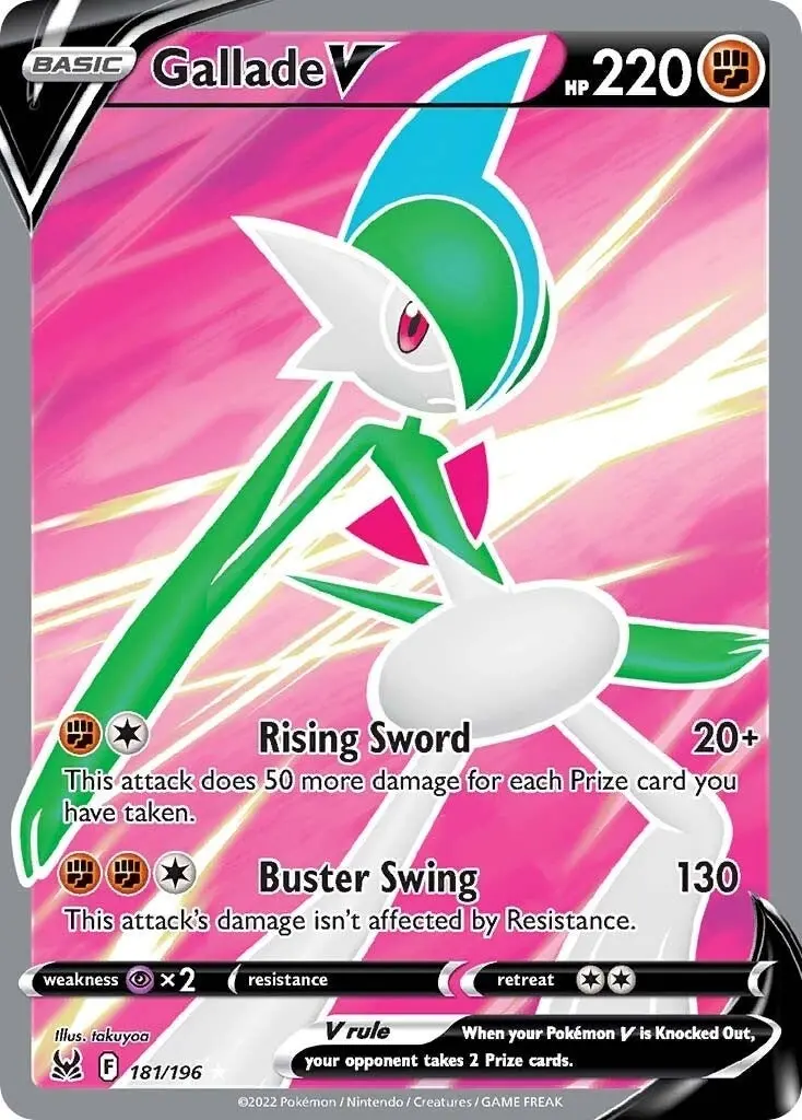 Gallade V (Full Art) (181/196) (Swsh11) 1
