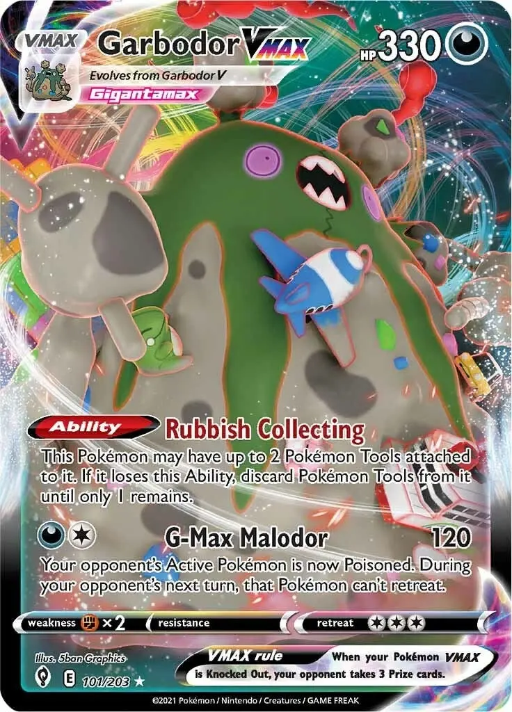 Garbodor Vmax (101/203) (Swsh07) 1