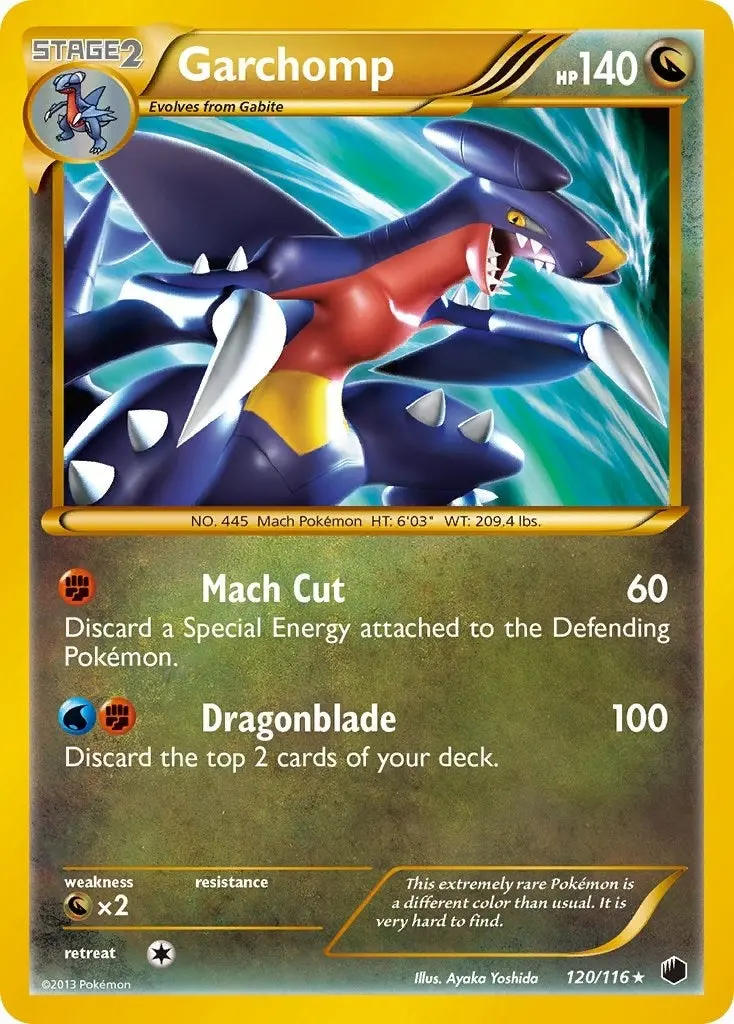 Garchomp (120 Secret Rare) (120/116) (Plf) 1