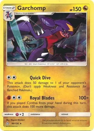 Garchomp - 99/156 (Cracked Ice Holo) (099/156) (Pr) 1