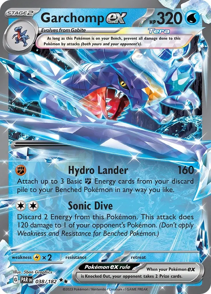 Garchomp Ex (038/182) (Par) 1