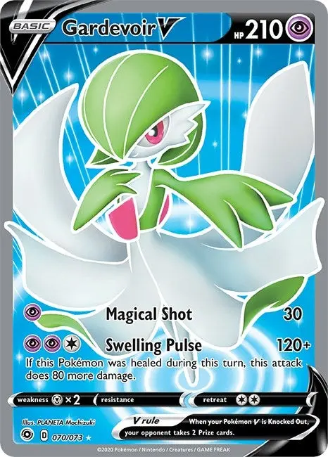 Gardevoir V (Full Art) (70/73) (Chp) 1