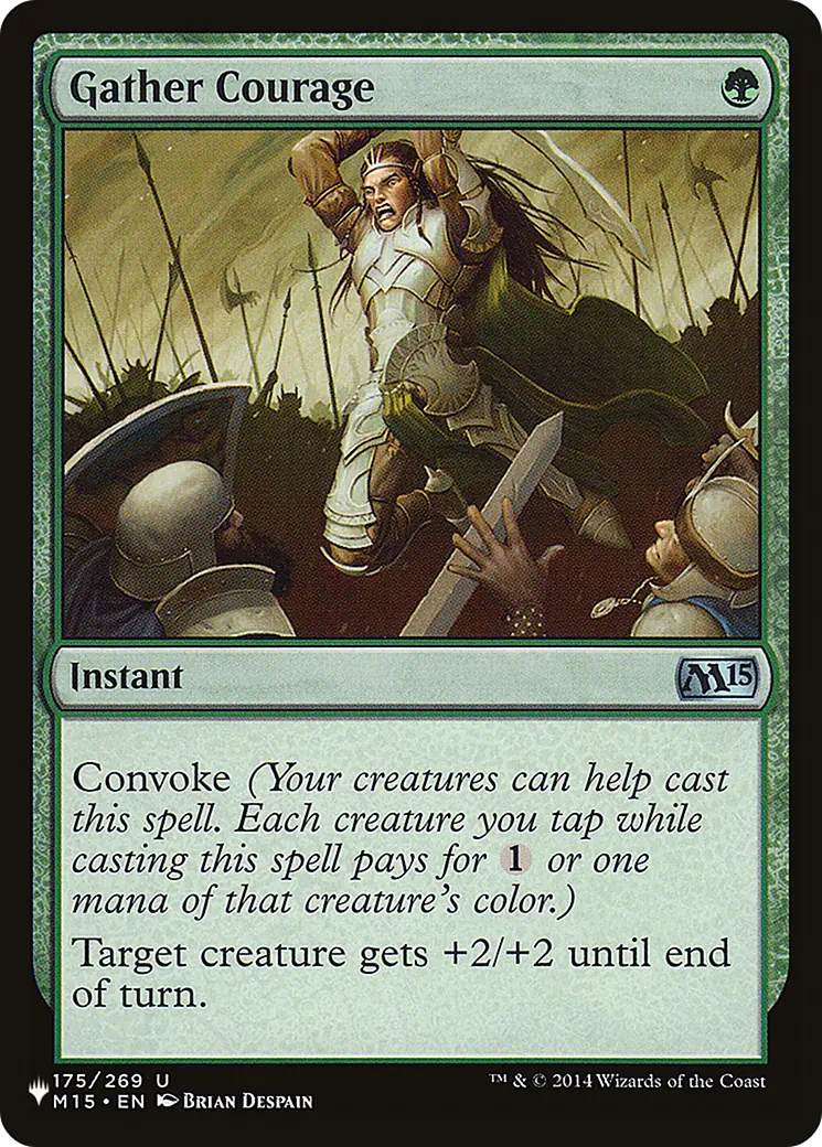 Gather Courage [The List] 1
