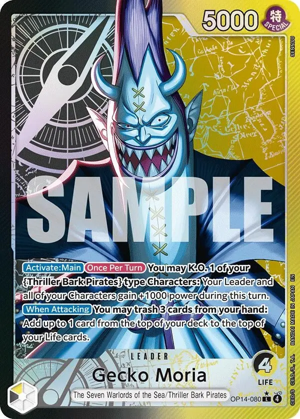 Gecko Moria - Op14-080 (Alternate Art) (Op14-080) (Op14) 1