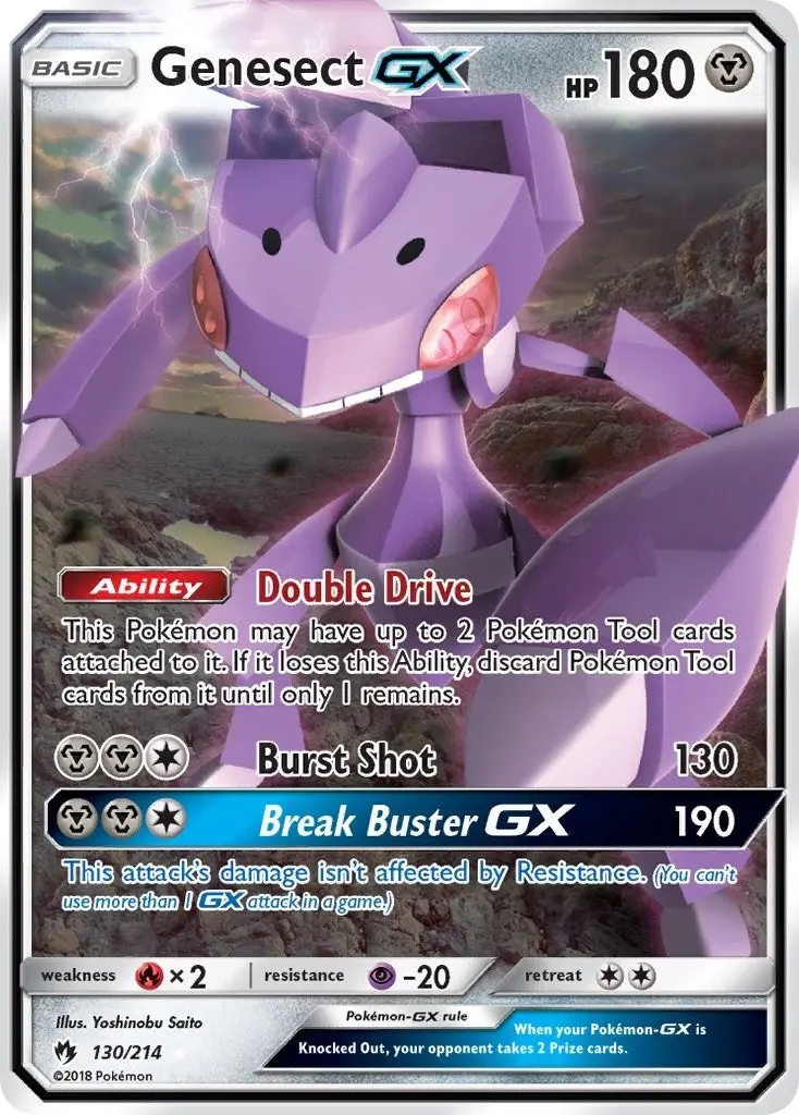 Genesect Gx (130/214) (Sm8) 1