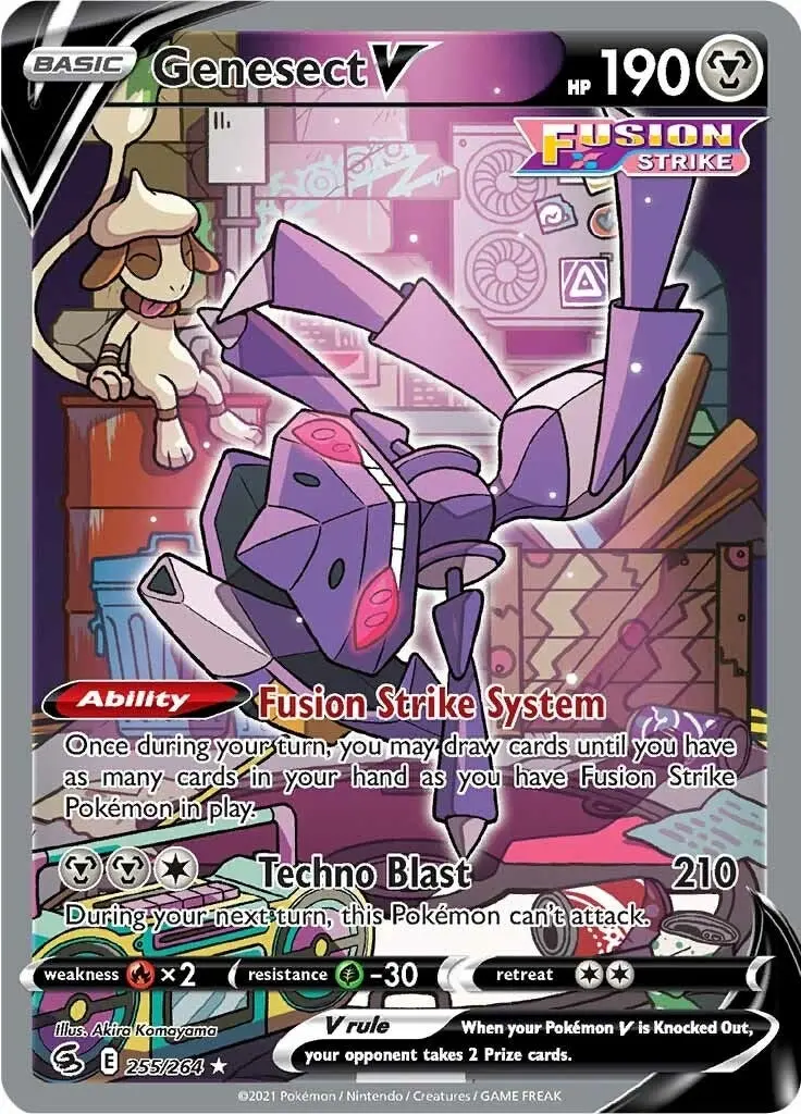 Genesect V (Alternate Full Art) (255/264) (Swsh08) 1