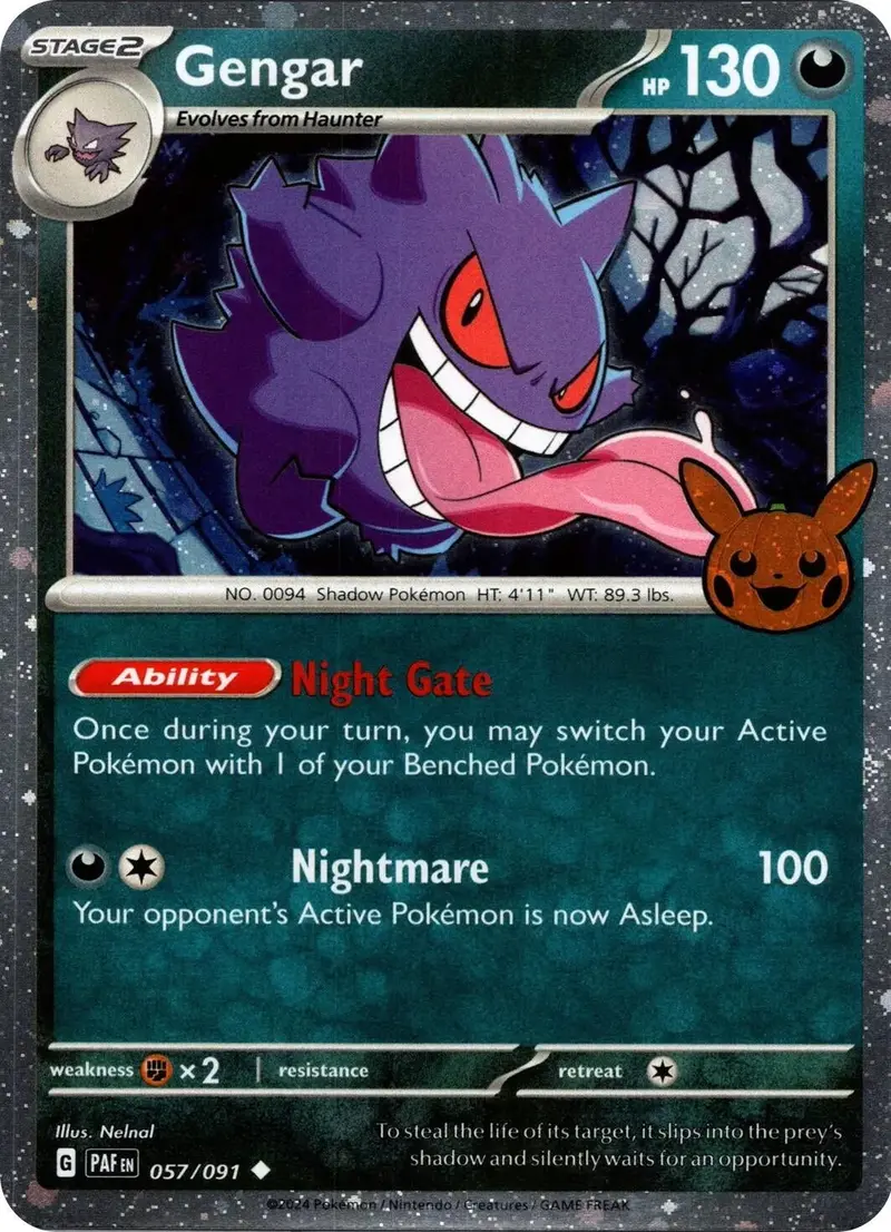 Gengar (Cosmos Holo) (057/091) (Ttbb24) 1