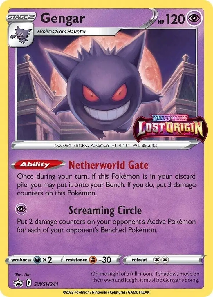 Gengar - Swsh241 (Prerelease) (Swsh241) (Swsd) 1
