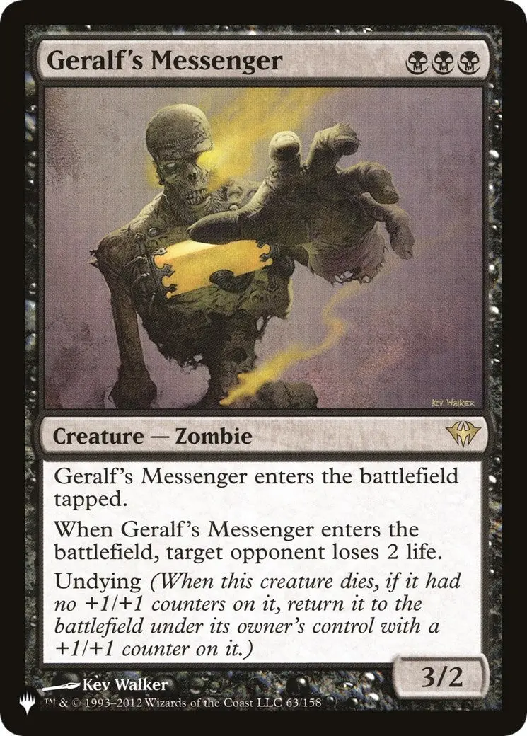Geralf's Messenger (63/158) (List) 1