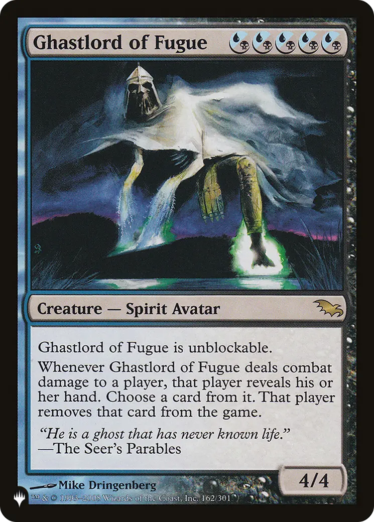Ghastlord Of Fugue [The List] 1