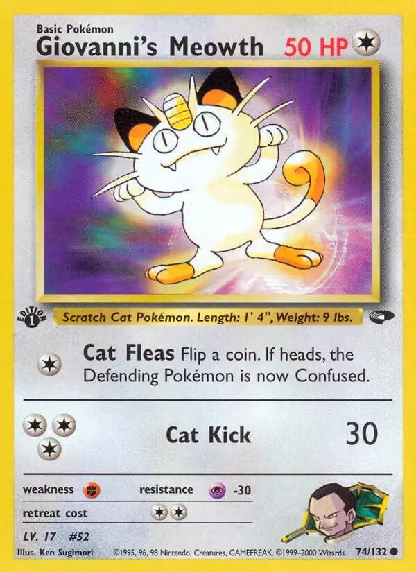 Giovanni's Meowth (74) (074/132) (G2) 1