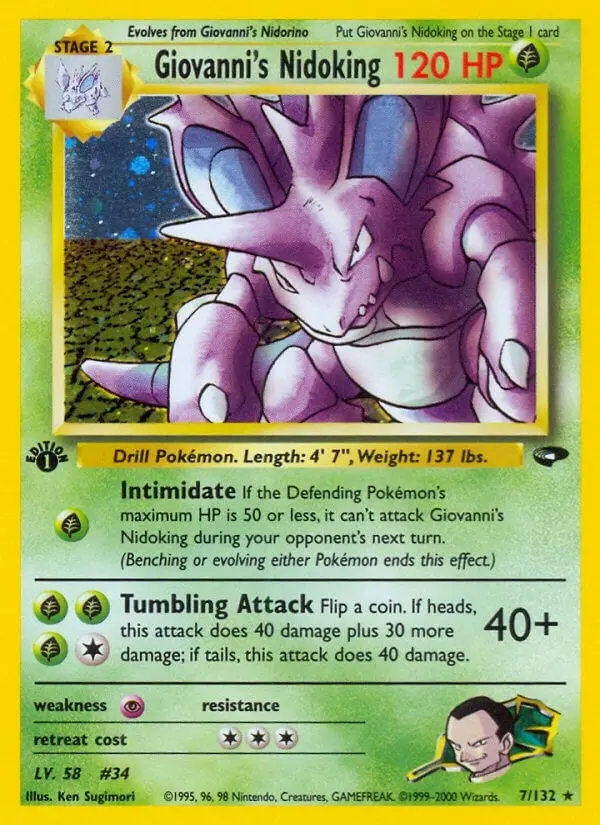 Giovanni's Nidoking (007/132) (G2) 1