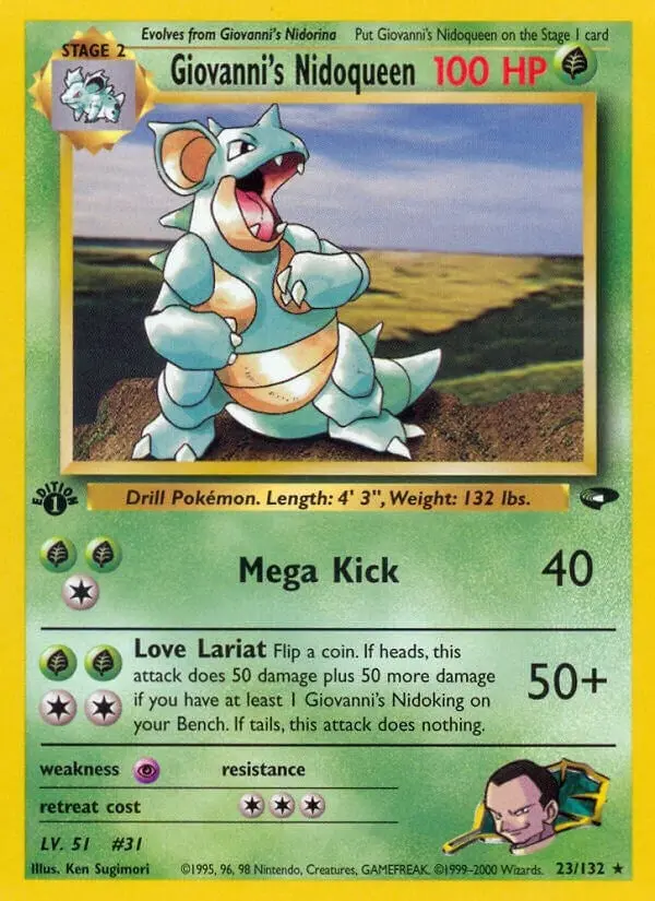 Giovanni's Nidoqueen (023/132) (G2) 1