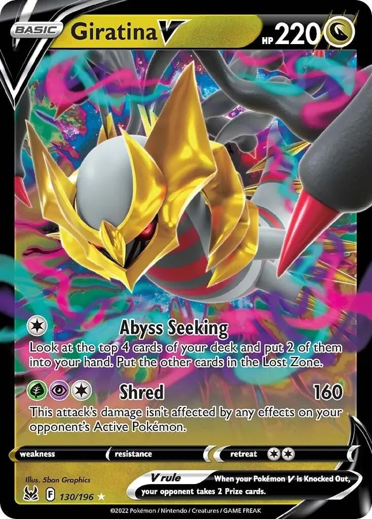 Giratina V (130/196) (Swsh11) 1