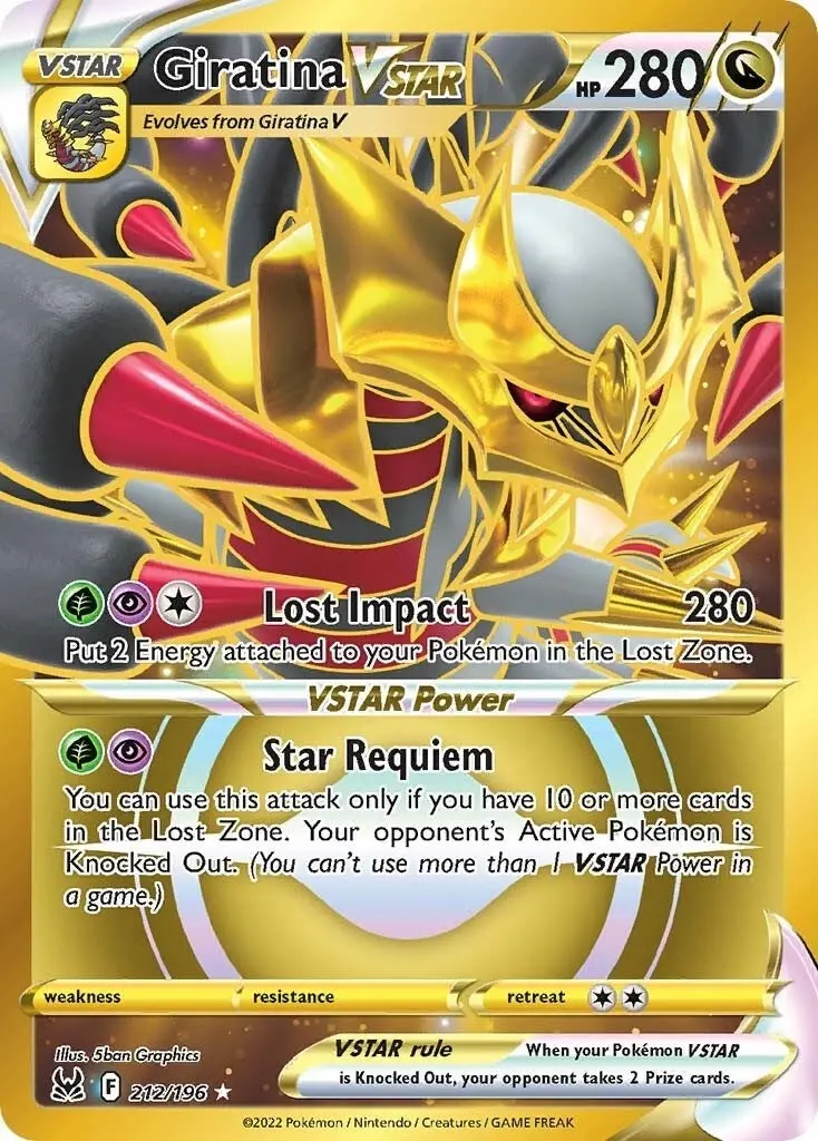Giratina Vstar (212) (Secret) (212/196) (Swsh11) 1