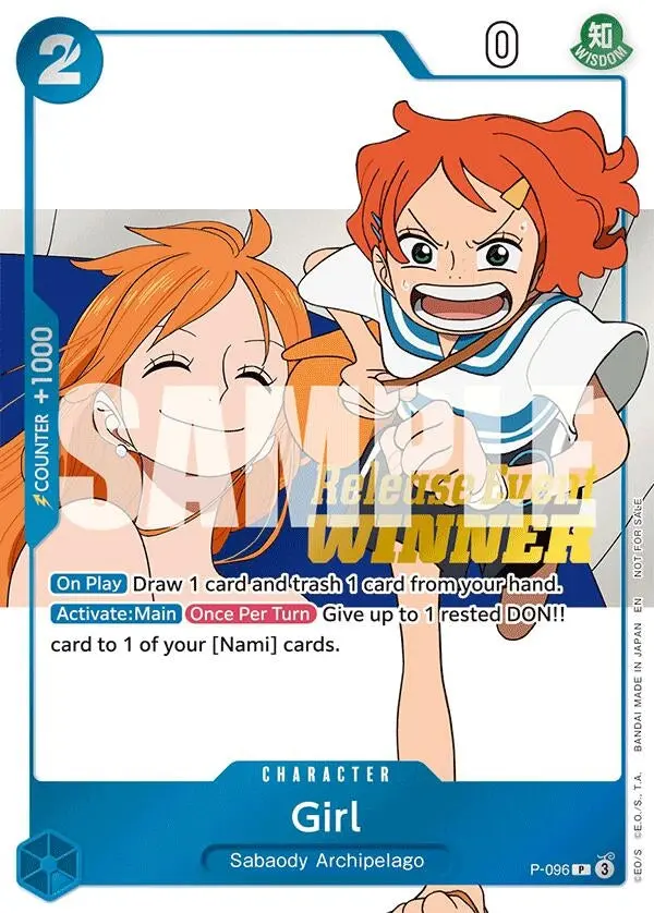 Girl (Op14 Release Event Winner) (P-096) (Op-Pr) 1