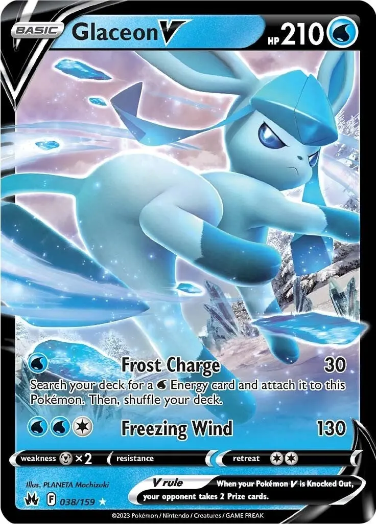 Glaceon V (038/159) (Crz) 1