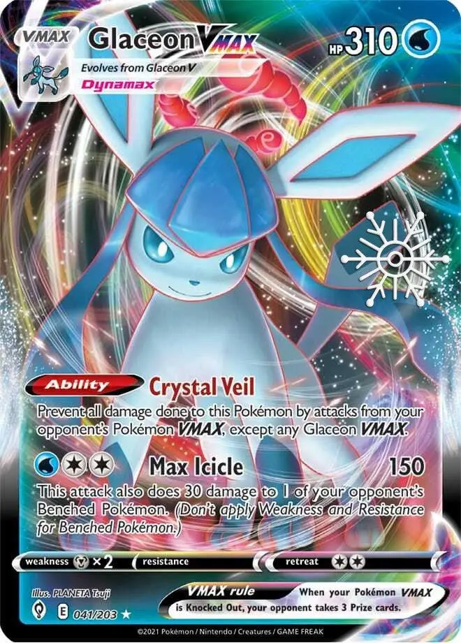 Glaceon Vmax - 041/203 (Holiday Calendar) (041/203) (Mcap) 1